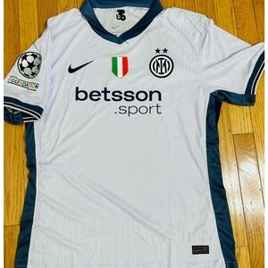 Brand new 2024/25 Inter Milan away player version soccer jersey size XXL